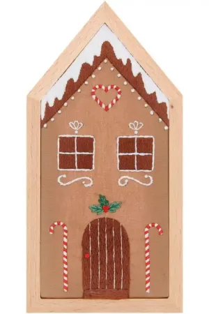 Kit da Ricamo - Casina di Pan di Zenzero - Rico Design Promozione