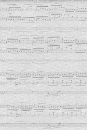 Solo Oggi Tela da ricamo in tassello - Coupon di spartiti musicali - 30 x 40 cm - Brod'star