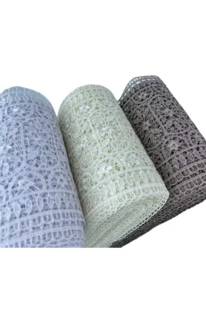 Occasione Passamaneria Bordo Tramezzo Pizzo Merletto Macramè Fiorellino Alto 13,5 Cm