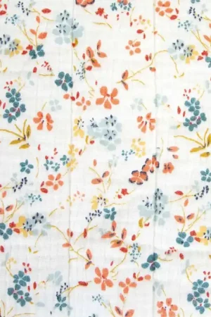 Occasione Tessuto Padded Mussola Print Katia - Forest Flower