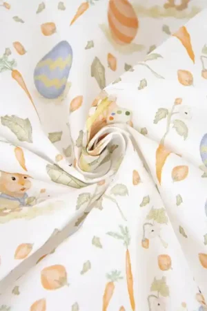 Tessuto Poplin Katia - Easter Bunny Consegna Rapida