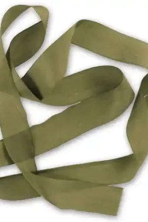 Ruban de soie 25 mm Kaki x 1m Promozione Esclusiva