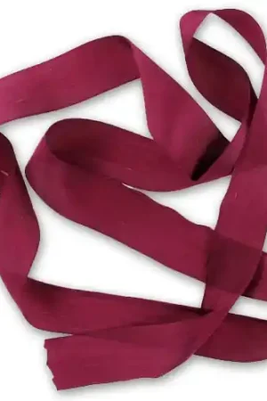 Ultimissimo Modello Ruban de soie 25 mm Bordeaux x 1m