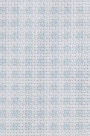 Tela da ricamo - Tela Aïda 5.5 a quadretti blu in tagliando o in metra - DMC Promozione Esclusiva