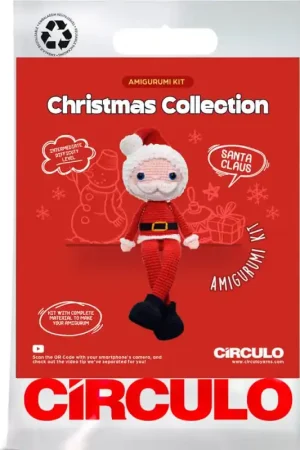 Spedizione Gratuita Kit Amigurumi - Babbo Natale - Circulo