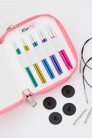 Prezzo Conveniente Set di Ferri Circolari Intercambiabili 10 cm Starter Zing - KnitPro