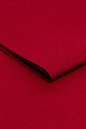 Tela da ricamo - Ètamina Lugana 10 fili rosso ciliegia (906) in tagliandi o al metro - Zweigart Nuovo Arrivo