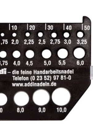 Accessorio maglia - Calibro ad ago con coltellino - nero - Addi Ultima Occasione