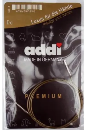 Cavo per un ago circolare - Cavo dorato per aghi circolari - 60 cm - Addi Subito Disponibile