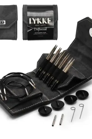 Set di Ferri Circolari Intercambiabili Starter Driftwood Grey - Lykke Novità