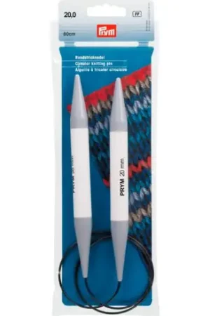 Aghi circolari per maglieria - Aghi circolari Ergonomics n°20 - 80 cm - Prym Sconto