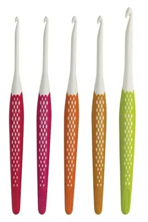 Professionale Uncinetto - Set di 5 ganci Ergonomics t. 3.5 a 6 - Prym