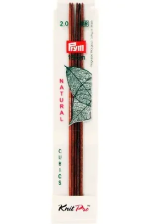 Pagamento Sicuro ferri a doppia punta - Set di 5 aghi - 15 cm - legno Cubics - Prym