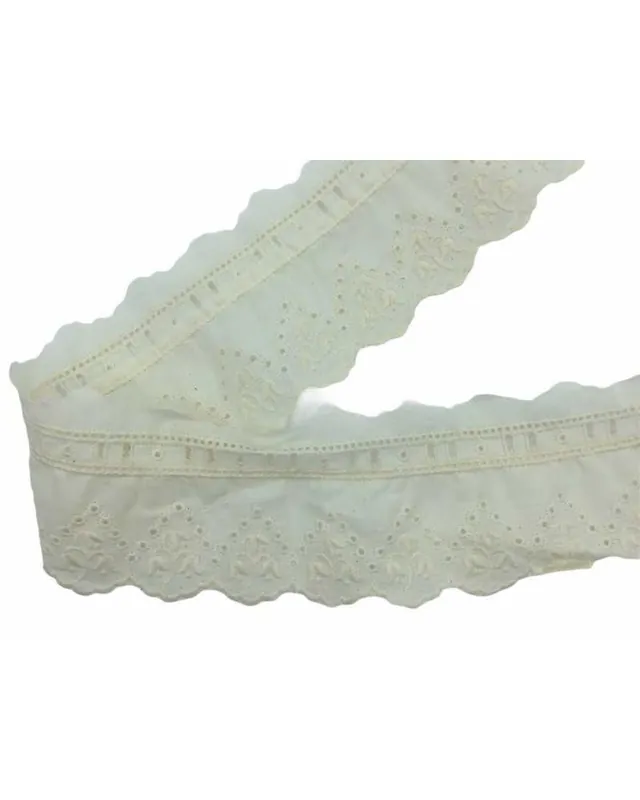 Passamaneria Pizzo Sangallo Smerlato Passanastro Alto 7 Cm Più Venduto