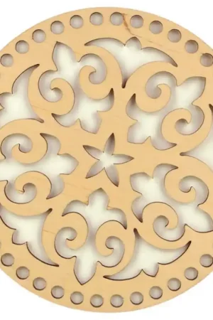 Solo Oggi Basi in Legno 17 cm Stella Arabesca - Durable