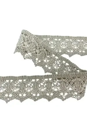 Passamaneria Merletto Tombolo Pizzo Cotone Lino Naturale Alto 5 Cm Prezzo Conveniente