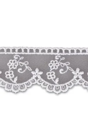 Prezzo Basso Pizzo al metro - Pizzo bianco (3 cm) - LMC