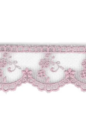 Pizzo al metro - Pizzo rosa (3 cm) - LMC Prezzo Basso