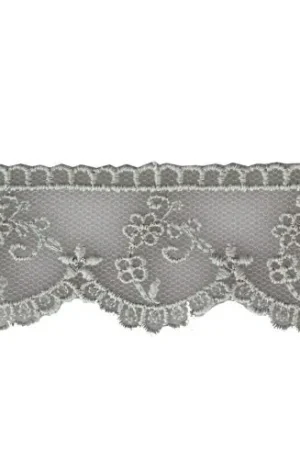 Miglior Prezzo Pizzo al metro - Pizzo grigio (3 cm) - LMC