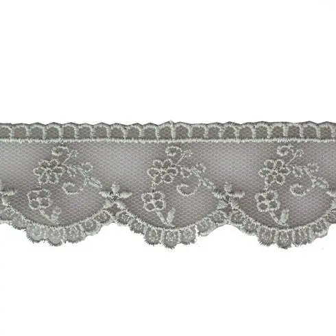 Miglior Prezzo Pizzo al metro - Pizzo grigio (3 cm) - LMC