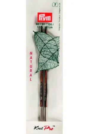 Aghi e spille - Legno naturale per lavorare a maglia - 12,8 cm - Prym Nuovo Arrivo