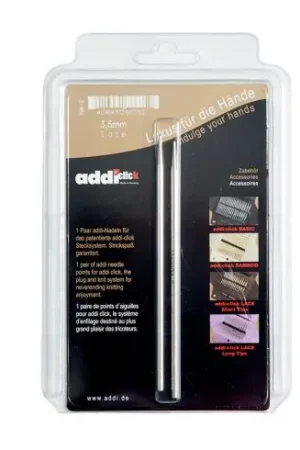 Aghi e spille - Coppia di aghi Addiclick Lace Long - Addi Compra Oggi Stesso