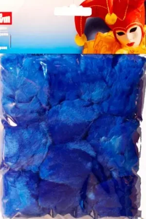 Non Perdere Decoro - Pompon blu - 70 mm - Prym