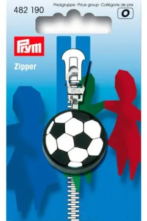 Linguetta per la chiusura - Moda cerniera lampo - pallone da calcio - Prym Prezzo Scontato