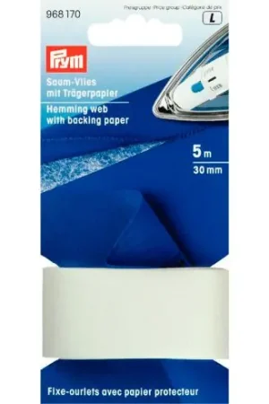 Offerta Limitata Ferro su - Nastro adesivo fusibile - 5 m / 30 mm - Prym