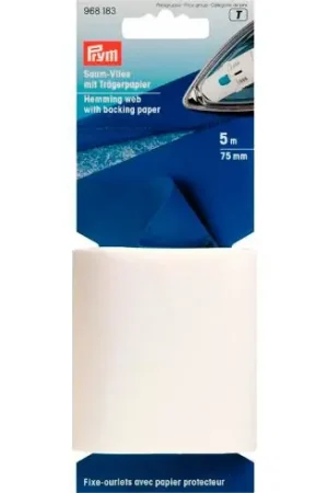 Ferro su - Fissaorli termoadesivo - 5 m/ 75 mm - Prym Occasione