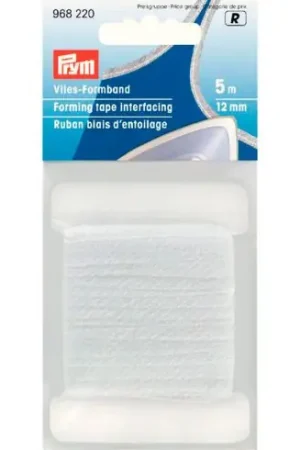 Must-Have Teletta - Nastro sbieco per stabilizzatore bianco - 5 m x 12 mm - Prym