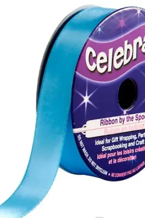 Raso su un rotolo - Satin blanc uni - 9 mm x 6 m - Celebrate Occasione