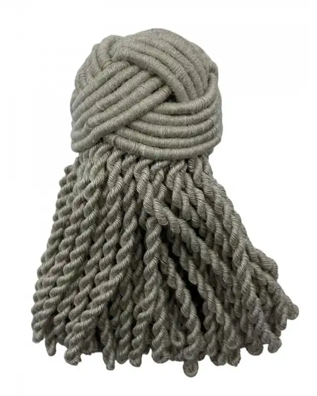 Subito Disponibile Finale Nappa per Cordone – Ø 30 mm – Colore Lino