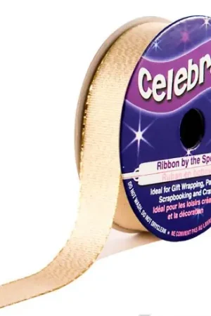 Occasione Nastro di nylon su una bobina - Nylon dorato - 13 mm x 5 m - Celebrate