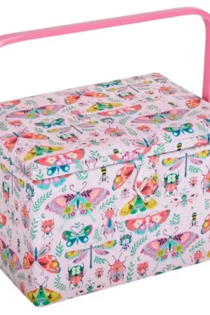 Scatola da Cucito - Bugs  Butterflies - Hobby Gift Promozione Esclusiva
