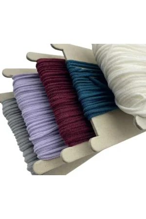 2 Metri Passamaneria Elastico Morbido Molla Tubolare Soft Tinta Unita 3Mm A Buon Prezzo