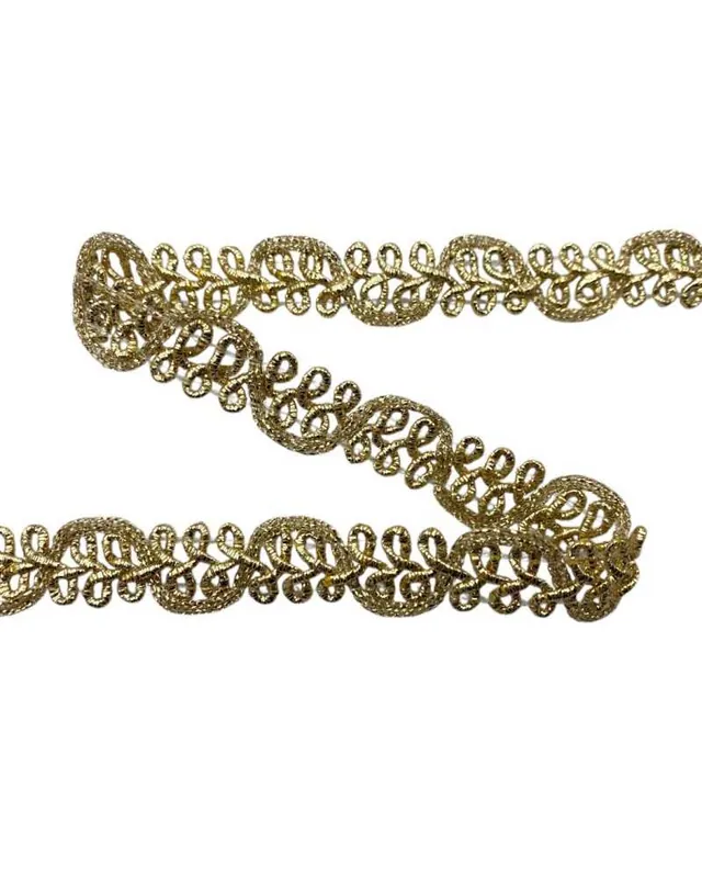 Passamaneria Lurex Agremano Elegante per Cucito e Arredamento Larghezza 15 mm Economico