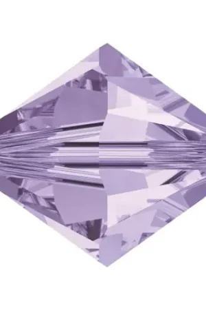 Solo Oggi Perline e paillettes - Confezione da 100 perle Swarovski 4 mm - Viola - Rowan