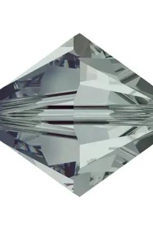 Perline e paillettes - Pacchetto da 50 perline Swarovski 6 mm - Black Diamond - Rowan Must-Have