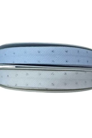 Offerta Passamaneria Sbieco Diagonale Nastro Traversino Cotone Millerighe Piquet Glitter Alto 14 Mm