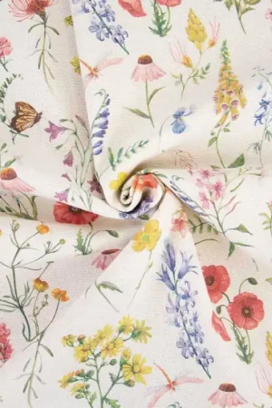 Ultimissimo Modello Tessuto Recycled Canvas Print Katia - Summer Time