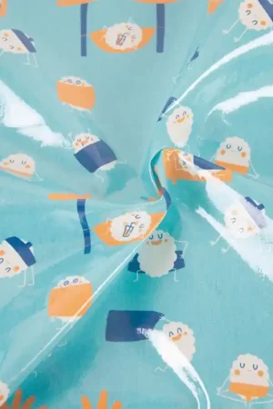 Bestseller Tessuto Cotton Laminated PU Katia - Sushi