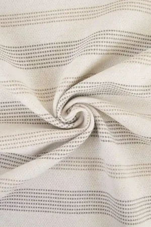 Tessuto Linen Cotton Recycled Canvas Stripes Katia Economico