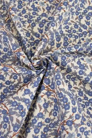 Tessuto Popeline Light Print Katia - Japan Harmony Quantità Limitata