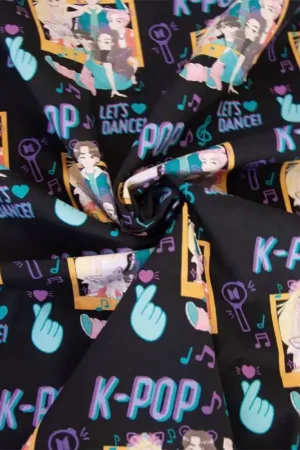 Non Perdere Tessuto Poplin Katia - K-Pop