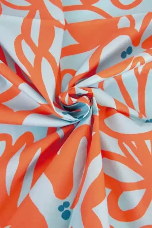 Pagamento Sicuro Tessuto Poplin Katia - Tiare Turquoise