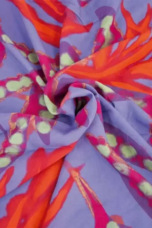 Tessuto Rayon Chalis Print - Indian Più Venduto