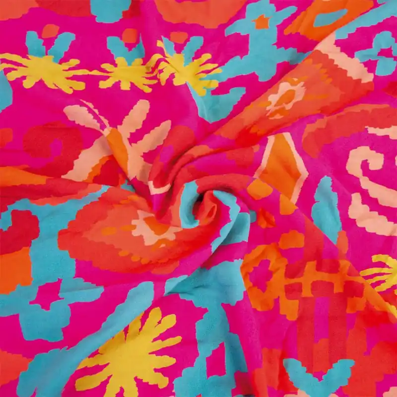 Tessuto Rayon Chalis Print - Maya Offerta Del Giorno