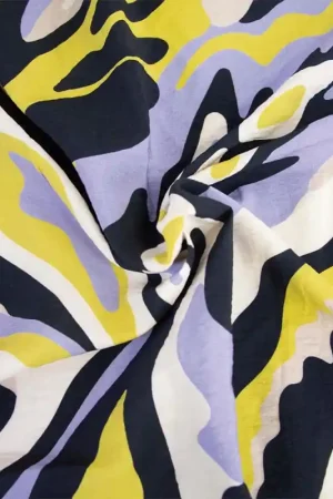 Tessuto Rayon Voile Print - Indian Compra Adesso