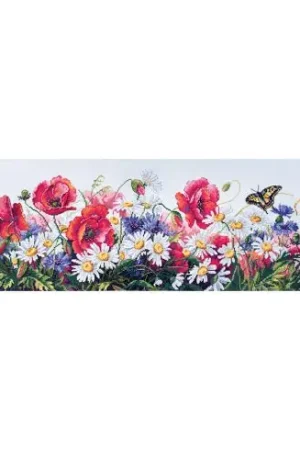 Compra Adesso kit ricamo a punto croce - La bellezza dei campi - Merejka